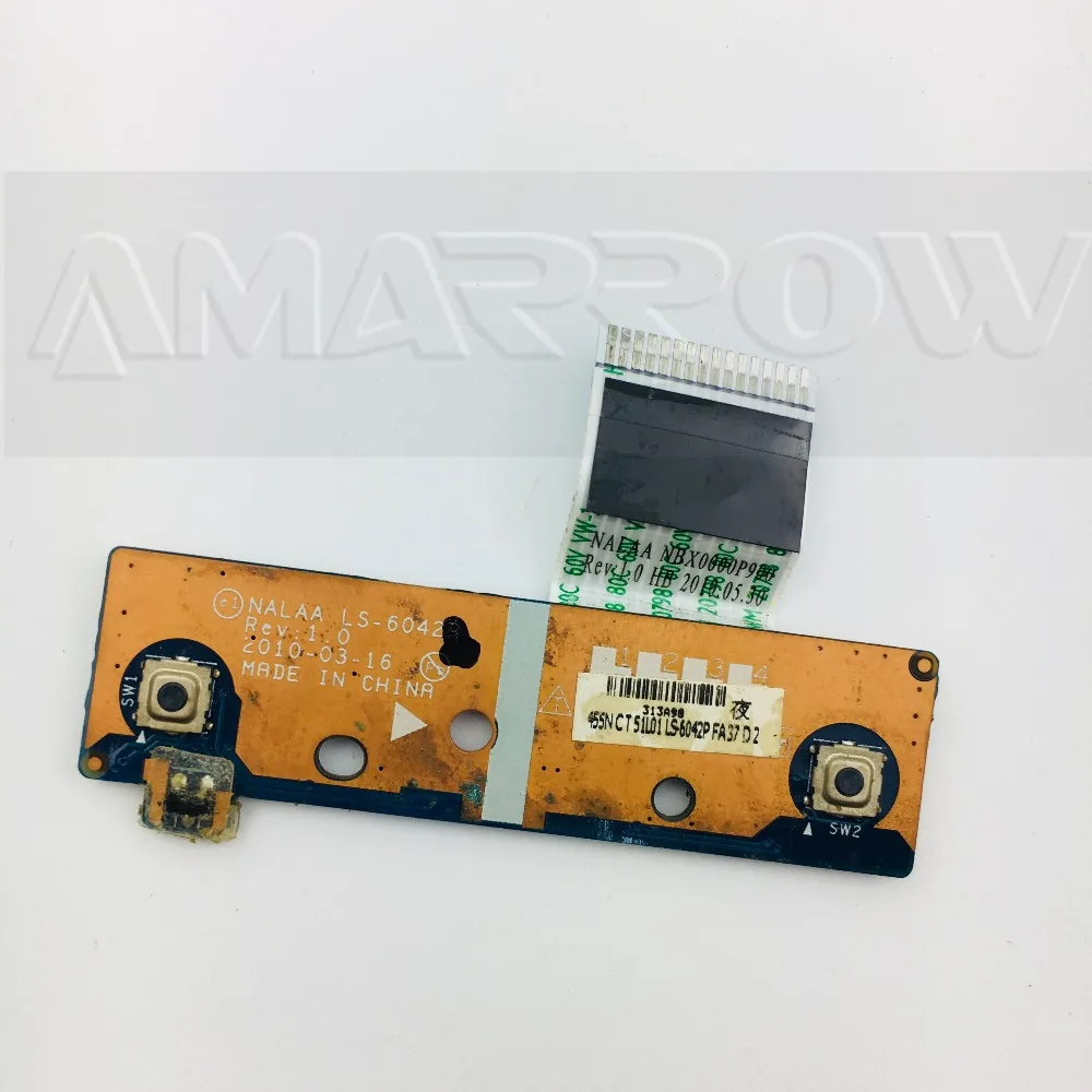 Оригинальная Бесплатная доставка для TOSHIBA L670D L675D левая и правая кнопочная панель