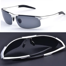 = Серебряный = алюминиевый titanium магниевого сплава поле битвы стиль поляризационные UV400 UV100% s солнцезащитные очки для женщин