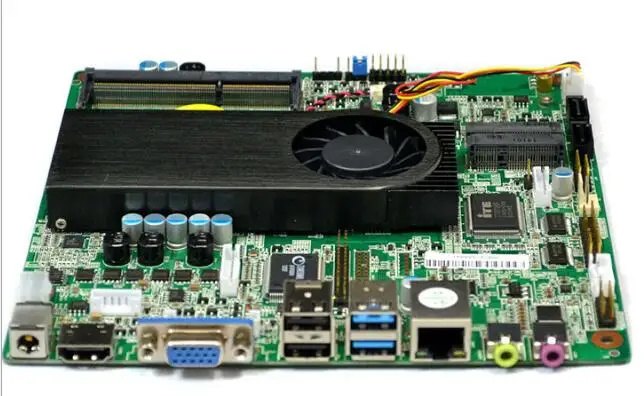 

New Original Mini-ITX Mainboard For Intel 1037U CPU IPC SBC Embedded Motherboard Ivybridge with 6*COM 1*Giga LVDS DC12V