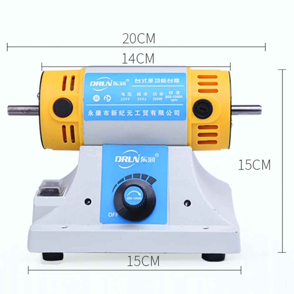 TM-2 Benchs токарный станок для шлифования, сделанный в комплекте, Настольная дрель, многофункциональная Ювелирная полировка жадеита