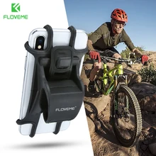 FLOVEME крепкий велосипедный держатель для телефона для iPhone 11 Универсальный 4,0-6,3 дюймов держатель для телефона руль с держателем для GPS кронштейн силиконовый держатель для велосипеда