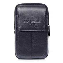 MEIGARDASS Натуральная кожа Мужская Мобильная сумка на пояс для телефона для мужской путешествий поясная сумка модный пояс петли Хип бум кошелек сумка 6022