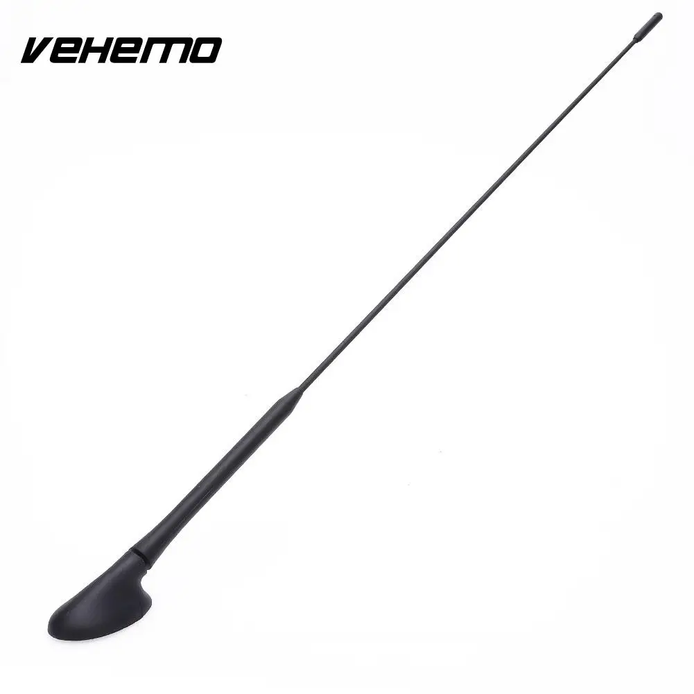 Vehemo Black Car Antenna Replacement Pole Portable Car Exterior Aerial