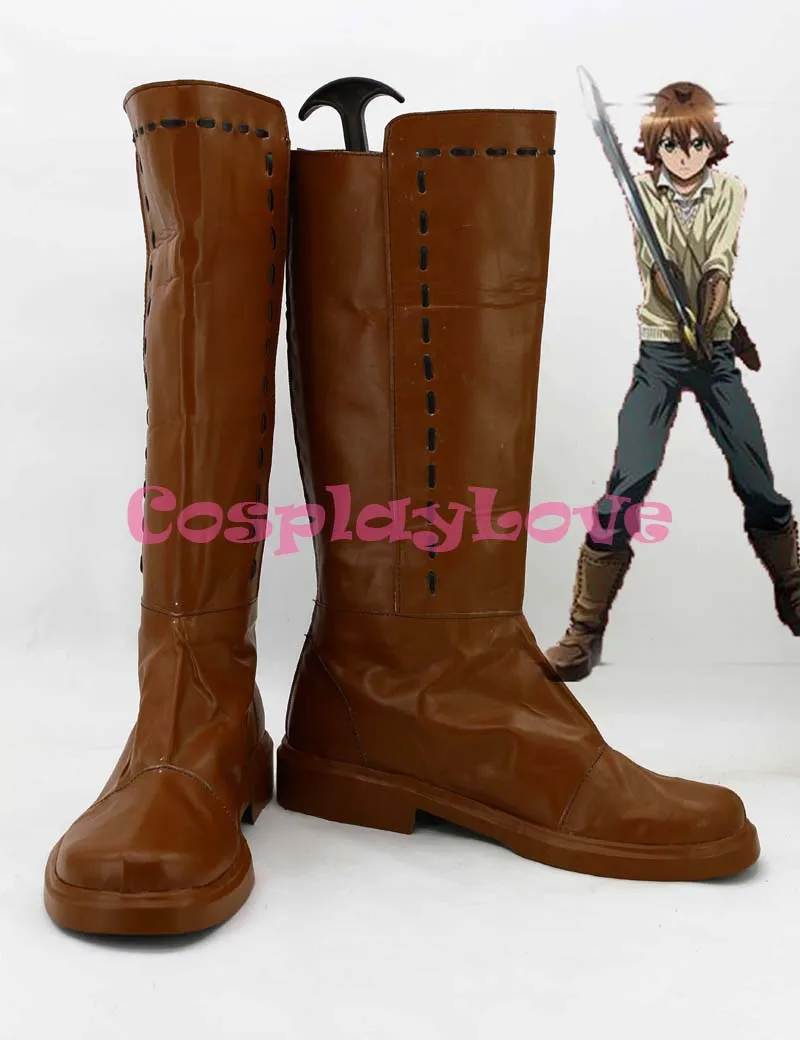 

Newest Custom Made Japanese Anime Akame ga KILL! Tatsumi Cosplay Shoes Boots For Halloween Christmas Festival CosplayLove