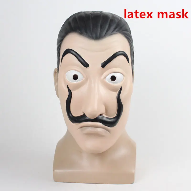 Фильм деньги Heist La Casa De Papel Сальвадор Дали маска маски на Хеллоуин высокое