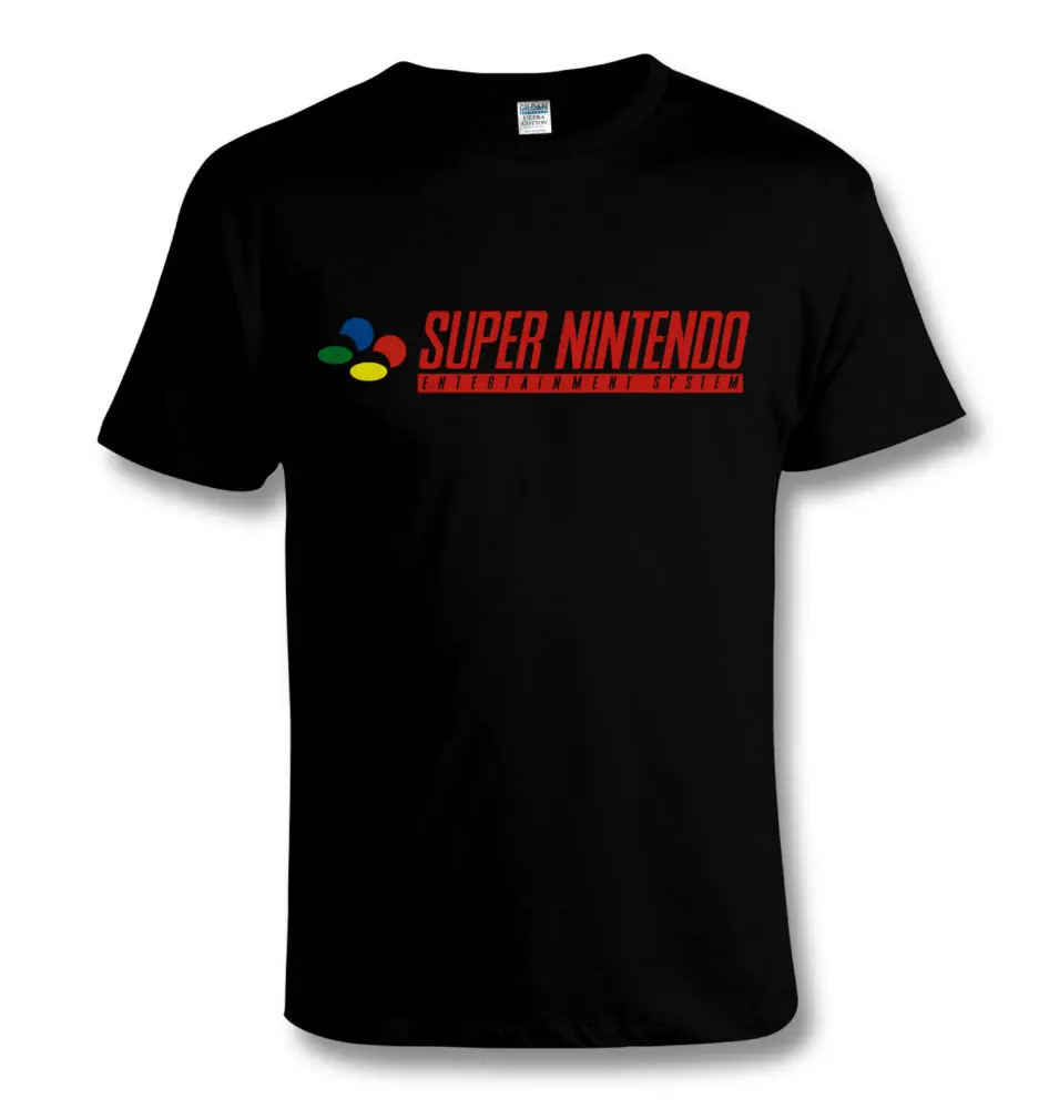 

SUPER NINTENDO CONSOLE [SNES] 90s VINTAGE, RETRO VIDEO GAMES, GAMING T SHIRT New T Shirts Funny Tops Tee New Unisex Funny Tops