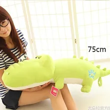 Большой 75 см Мультфильм Игрушечный плюшевый крокодил Подушка, подарок на день рождения w8528