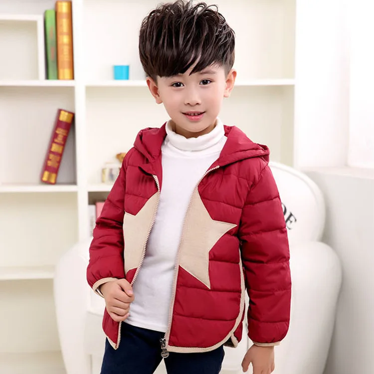 Новая детская одежда для мальчиков и девочек детские зимние пальто пальто с капюшоном пуховик для мальчиков и девочек