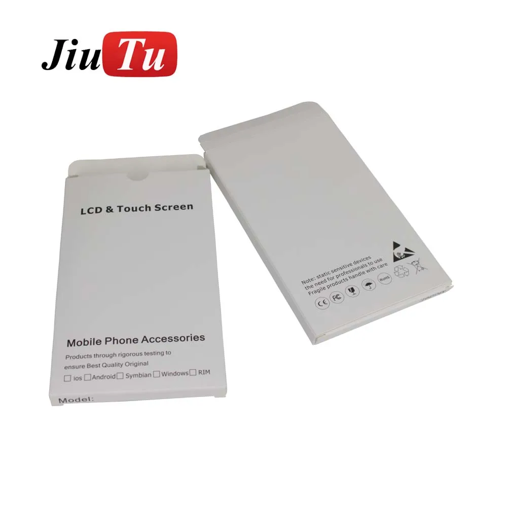 Jiutu LCD упаковка для iPhone X 8G 8Plus 7G 7 Plus 6S 6G 5G защита стекла мобильный телефон