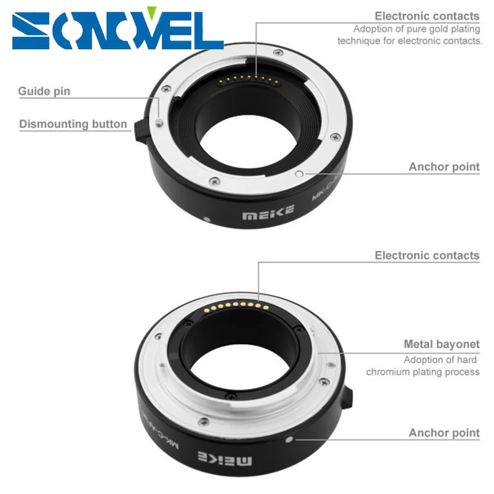 Meike MK C AF3 DG Автофокус Автоматическая Макро Удлинитель 10 мм 16 для Canon EOS M M1 M2 M3 M5 M6 M10 EF