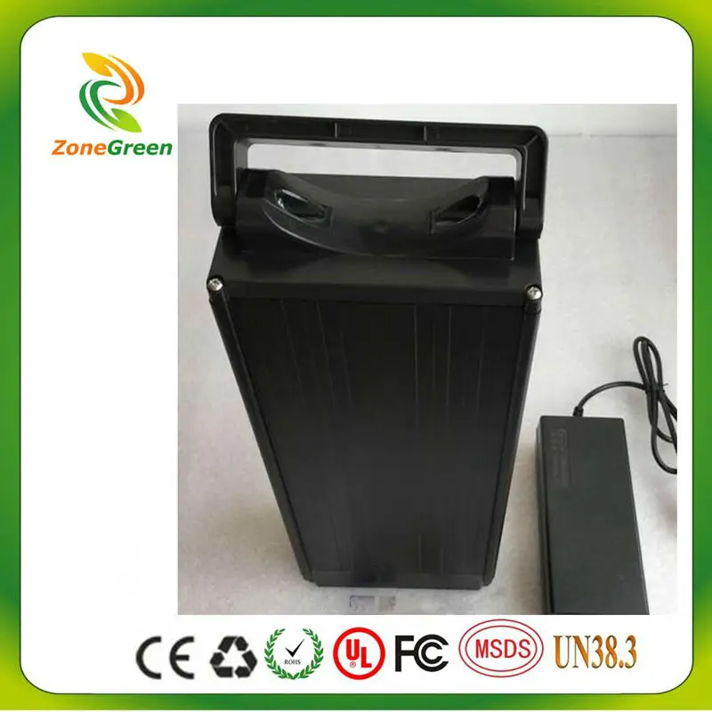 Excellent SWORDS FOX 48v 23.2AH Rear Rack Electric bike Battery Lithium battery 48V 1000W for Panasonic cell with 30A BMS 54.6V 2A charger 3