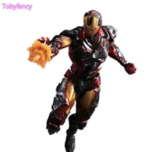 

Iron Man Play Arts Kai Avengers PVC Action Figure Ironman Hulk Toy 25cm Anime Movie Iron Man Playarts Kai Superhero