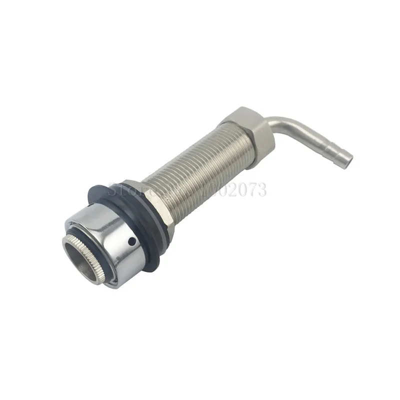 

Length 92.5mm Draft Beer Tap Kegerator Faucet Shank With 8mm Diameter Barber for Homebrew Fitting