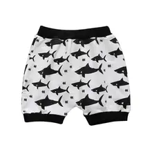 Летние детские брюки до колена для мальчиков Короткие повседневные джинсовые шорты с рисунками животных