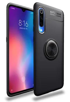 

Stand case Silicone with Ring for Xiaomi Mi 9 Black