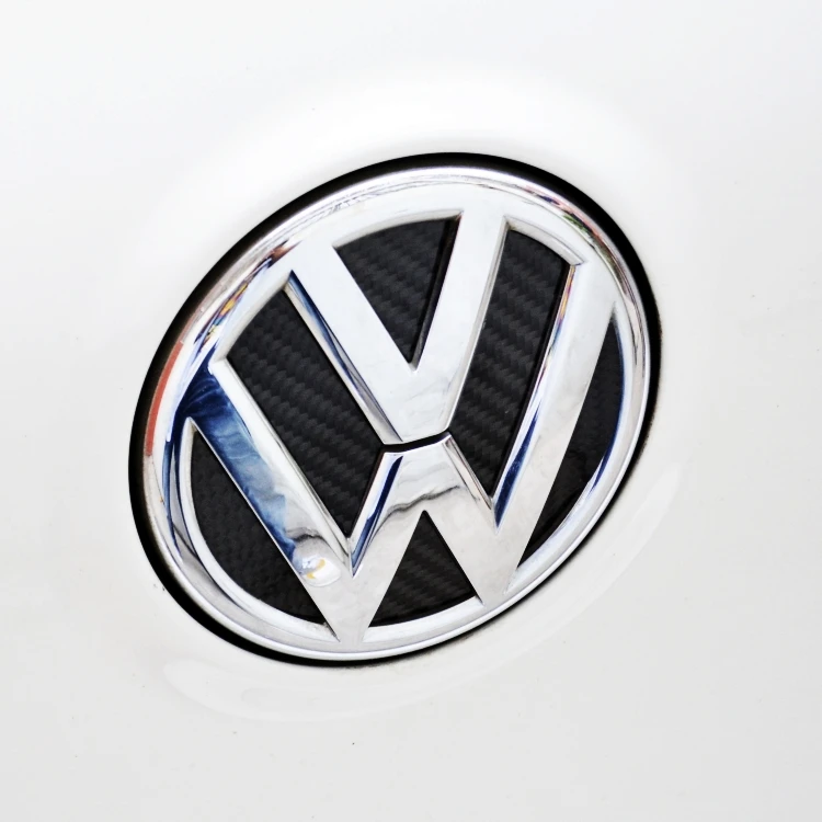 Carbon Fibre Rear Badge Insert Trunk Badge FIT VW MK6 Golf GTI R20 CC