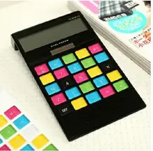 stationery office business day contracted fashion color buttons big style calculator lovely calculator