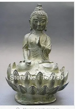 

00347 Tibet Tibetan Buddhism Bronze Bodhisattva Buddha Statue