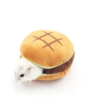 

Cute Hamsters Bed House Winter Warm Coral Velvet Nest Small Animals Mat House Cage Pet Sleeping Bag Supplies