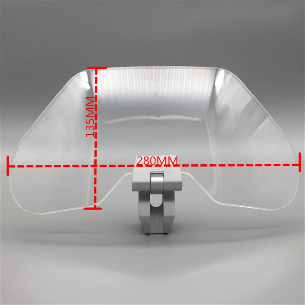 Воздушный поток регулируемое лобовое стекло воздушный дефлектор прозрачный переменный лопасть лобовое стекло подходит для мотоцикла универсальный