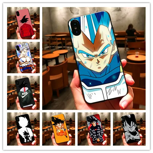

Dragon Ball Z Super DBZ Goku Fashion Coque For iPhone 8 7 6 plus X10 5 5S Phone Case Cover for Samsung s8 s8plus s9 s9plus s7