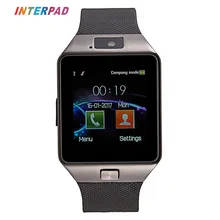 Продажа Interpad Bluetooth dz09 Смарт-часы Relogio Android SmartWatch Телефонный звонок sim-tf Камера для iOS iPhone Samsung VS gt08 Q18