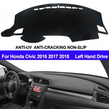 TAIJS крышка приборной панели автомобиля подходит для Honda Civic автомобильный коврик приборной панели коврик анти-УФ Противоскользящий