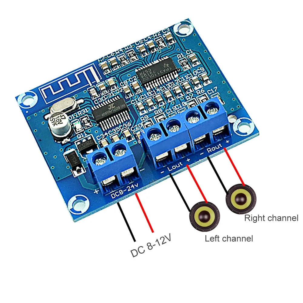 AIYIMA TPA3110D2 Bluetooth цифровой усилитель мощности плата 15 Вт + двухканальный стерео
