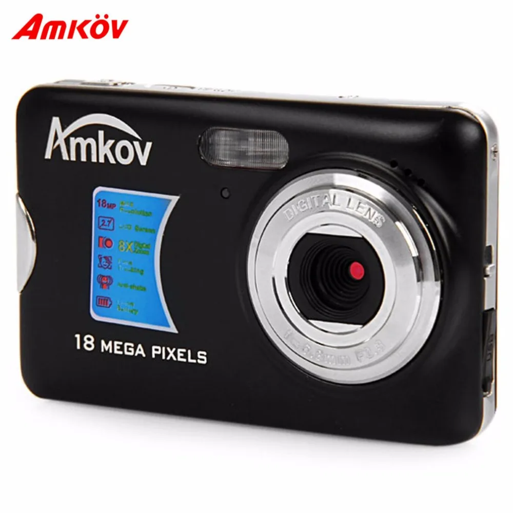 

AMKOV-CDFE Digital Camera 8 Megapixel 2.7 inch TFT Display Travel Mini HD Shooting Camera Portable Manual Digital Camera