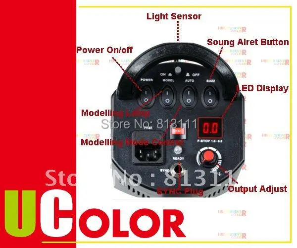 US $380.00 1200W Photography Studio Strobe Flash Light Monoilight Lighting