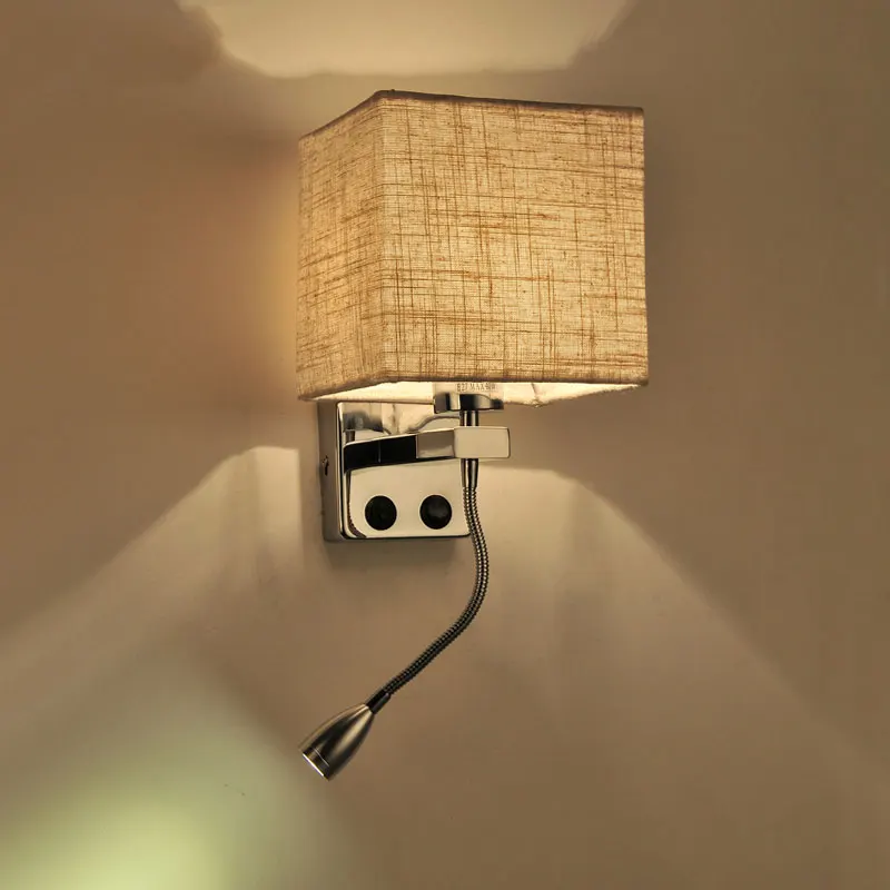 ?_?Modern creative fabric ? led led wall lights cloth lamp stair hotel ??? living living room ...