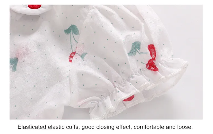 Famuka детский летний комбинезон, Sunsuit, детские комбинезоны+ шляпа от солнца, хлопок, с принтом, для новорожденных девочек, комбинезон для малышей, Одежда для младенцев
