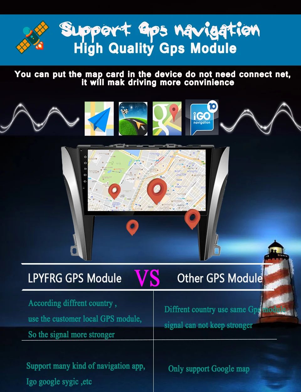 Clearance 10.1inch 1024*600 HD ips screen Octa Core Android 9.0 4G+64G Car video dvd player for Toyota CAMRY 2014 2015 with GPS Navigation 11