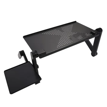 

Portable foldable adjustable folding table for Laptop Desk Computer mesa para notebook Stand Tray For Sofa Bed Black