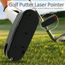 Черный Паттер для гольфа, лазерная указка, установка для игры в гольф, корректор линии, улучшение помощи, аксессуары и снаряжение для гольфа
