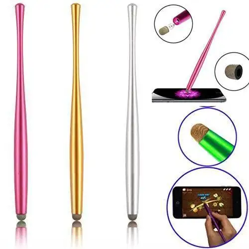 

Capacitive Stylus Pen Metal Mesh Micro-Fiber Tip Touch Screen Stylus Pen Soft Capacitive Tablet Stylus For Smart Phone Tablet PC