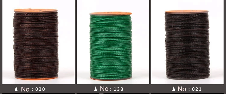 0,65 мм круглые цепочки из воска 22 цвета доступны Кожа ремесло ручная нить для шитья из полиэстера вощенный шнур линия DIY кожаный Рабочий шнур
