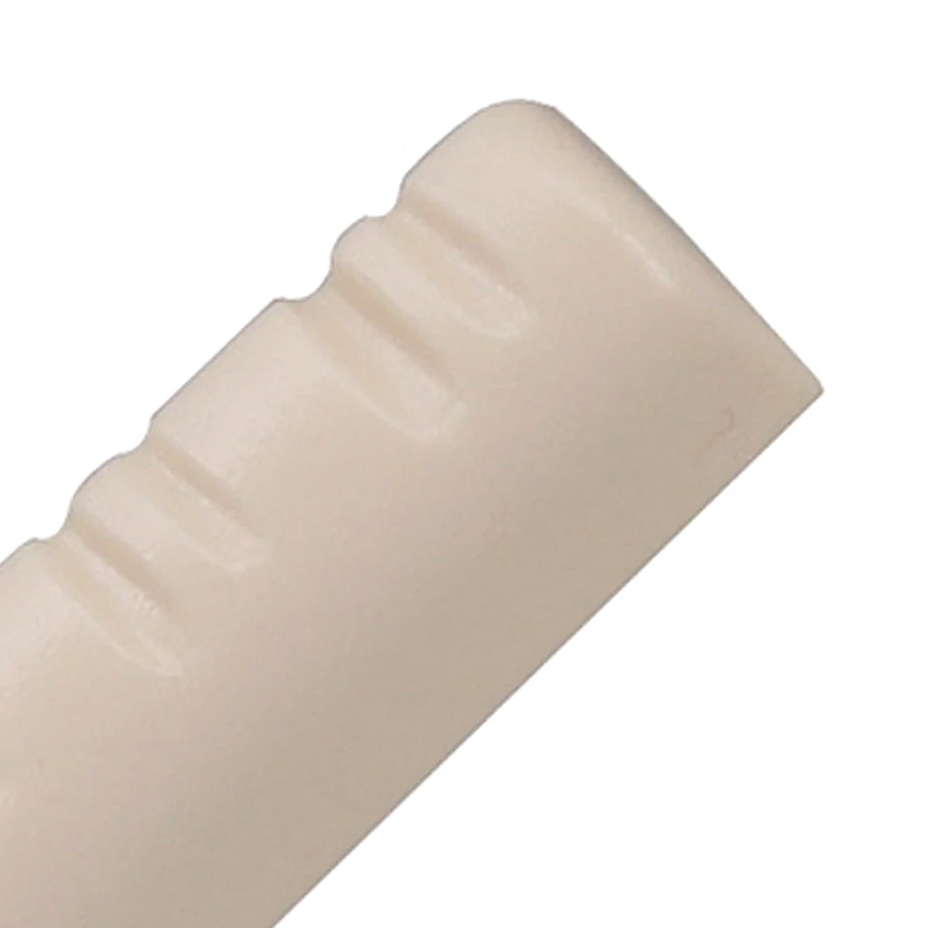 2 Pieces Slotted Guitar Nuts For 12 String Acoustic Guitar Bass Replacements 48 x 6 x 8-8.4mm 