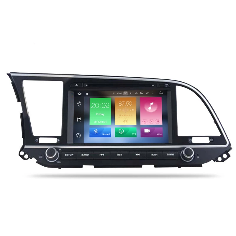 Cheap 4G RAM Android 9.0 Car Radio GPS Navigation Multimedia Stereo DVD Player For HYUNDAI ELANTRA 2016 2017 Auto Video Headunit 10