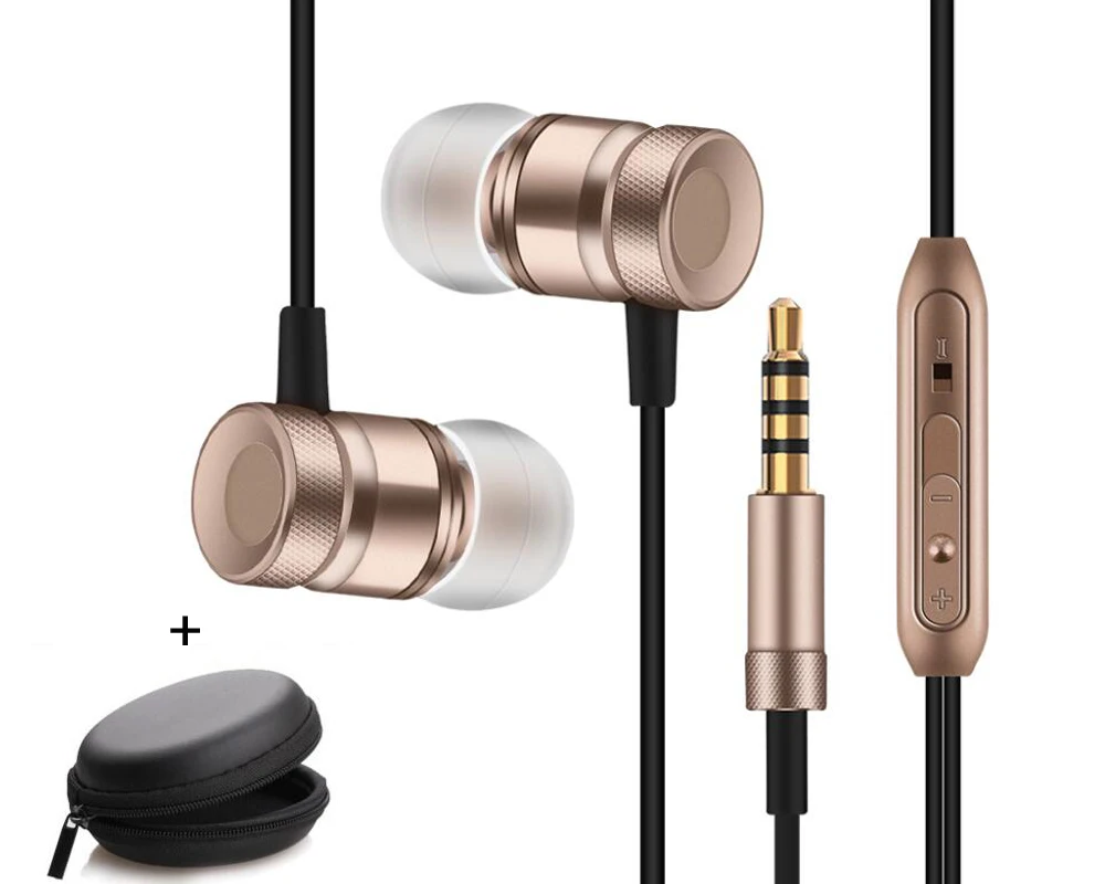 

Clarity Stereo Sound piston earphone Metal Headset WS003 with mic for iPhone 6 5s xiaomi samsung huawei oppo sony LG phone MP3