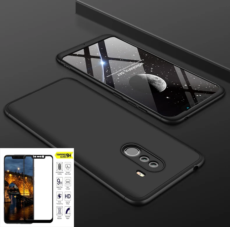 Pocophone F1 Poco чехол на 360 градусов полностью матовый каплевидный защитный s для Xiaomi с
