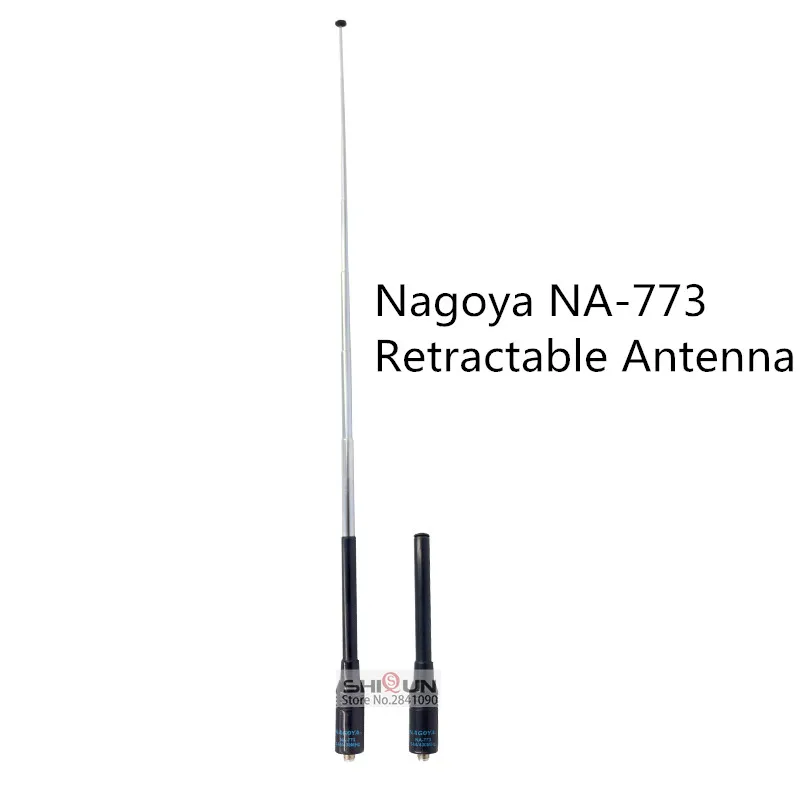 Гибкая антенна Nagoya NA-773 SMA типа «мама» иди и болтай Walkie Talkie антенна для BaoFeng UV-5R UV-82 BF-888S UV-XR UV-9R двухдиапазонный УКВ антенна