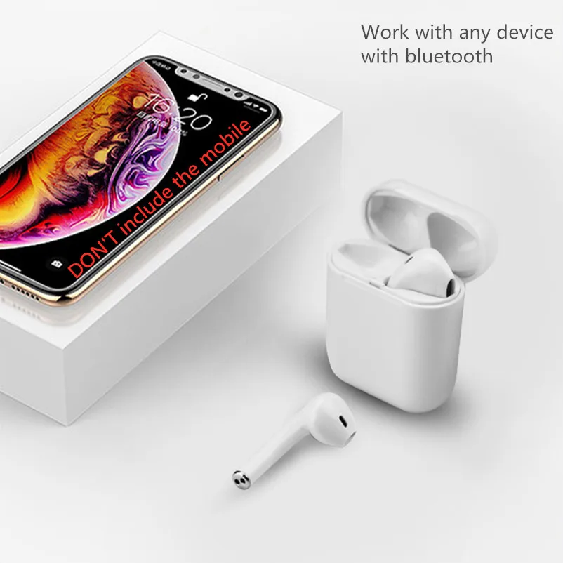 Миниатюрные беспроводные Bluetooth наушники i9s TWS стереонаушники вкладыши гарнитура