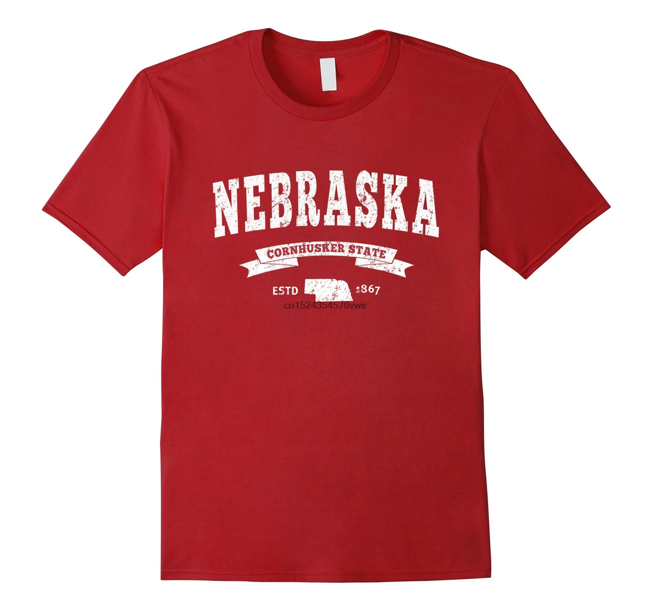

Vintage Nebraska Shirt Distressed Tee Ne Cornhusker State