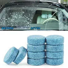 10 pièces pare-brise réservoir essuie-glace nettoyant pilules Super concentré voiture lavage solide efficace laveuse livraison directe OK(China)
