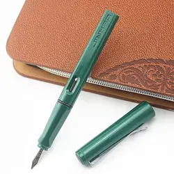 Высокое качество перьевая ручка Jinhao 0,5 перо из иридистого золота Серебряный зажим Роскошные чернила для каллиграфии ручки Jinhao 599 для письма