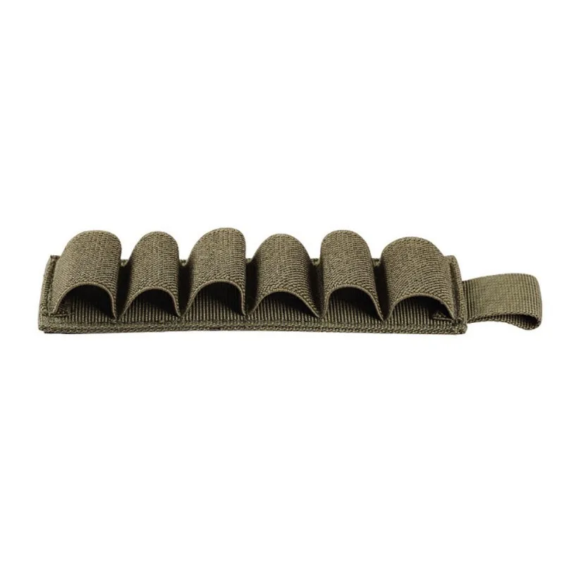 Tactical Hook Loop 6 Rounds hunting molle pouch Insert Strip Paper with Rear Sticker for 12