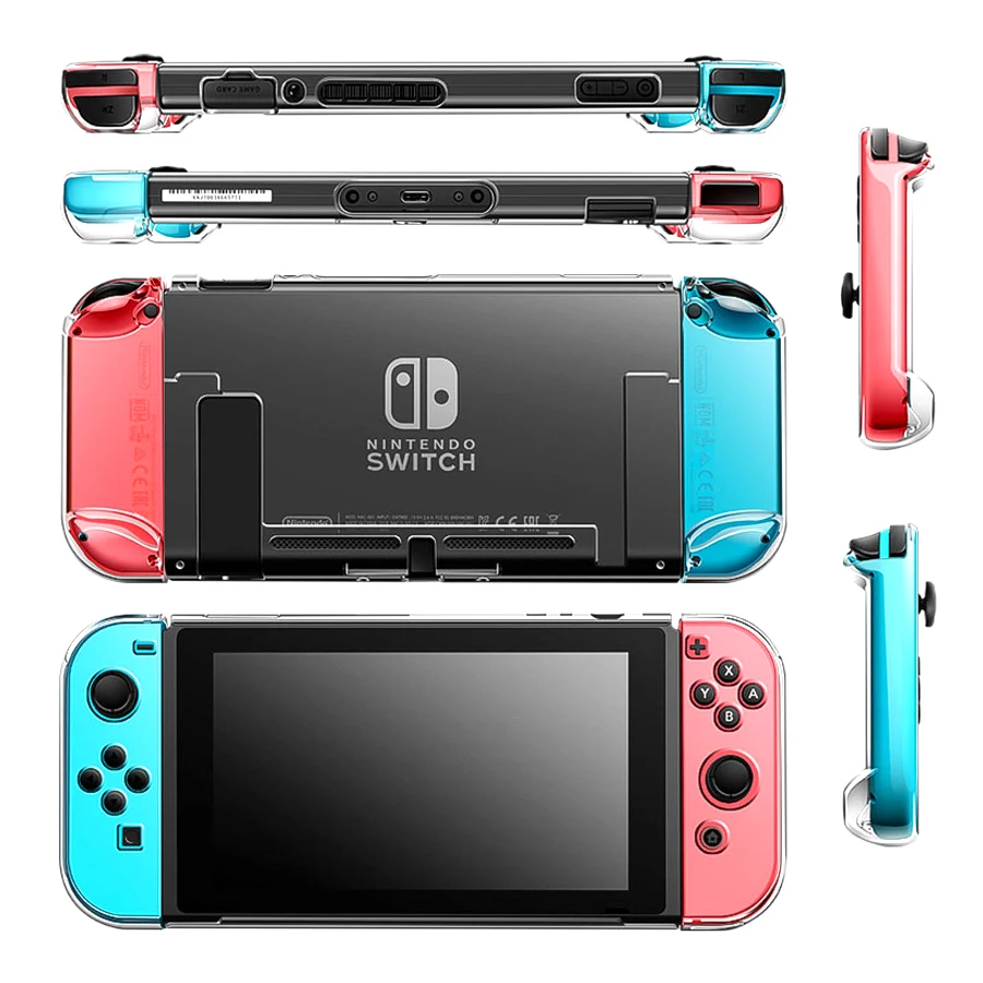 Nintendos Switch Game Accessories Transparent Plastic Hard Crystal Shell Nintend Switch Case Cover for Nintendo Switch Games
