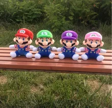 20cm Super Mario Plush font b Toy b font BrosStand MARIO LUIGI Plush Doll Stuffed font