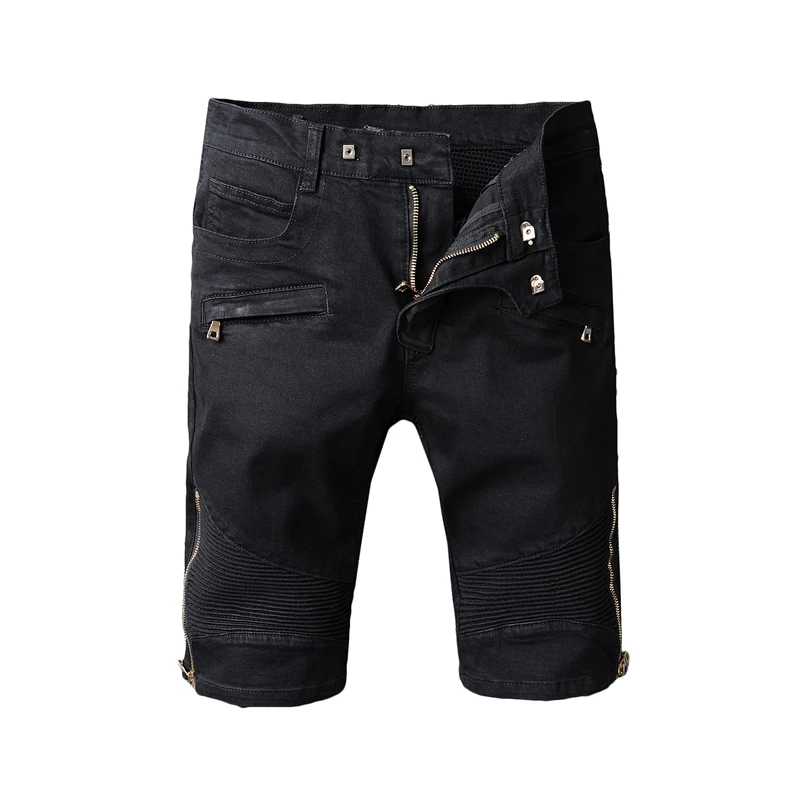 Italian Style Fashion Men Jeans Shorts Summer Denim Ripped Short Jeans